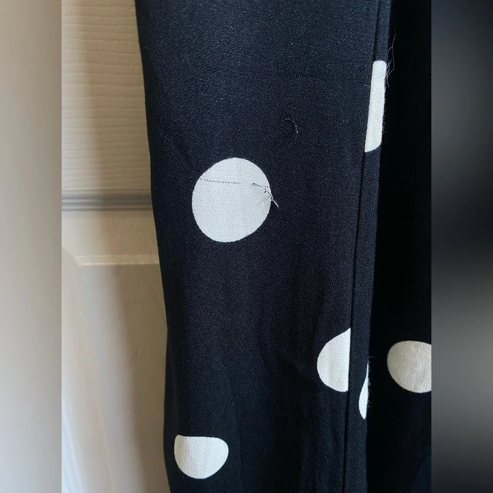 NWT Reformation Shyla Polka Dot Dress with Bow Details Size 6 - Picture 11 of 16